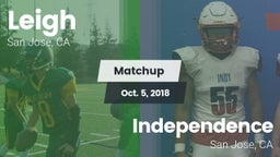 Matchup: Leigh vs. Independence  2018