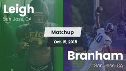 Matchup: Leigh vs. Branham  2018