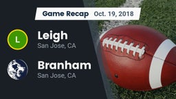 Recap: Leigh  vs. Branham  2018