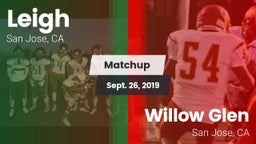 Matchup: Leigh vs. Willow Glen  2019
