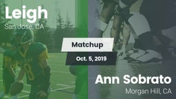 Matchup: Leigh vs. Ann Sobrato  2019