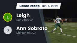Recap: Leigh  vs. Ann Sobrato  2019