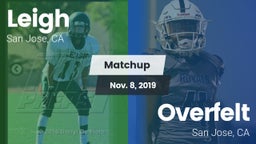 Matchup: Leigh vs. Overfelt  2019