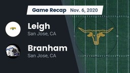 Recap: Leigh  vs. Branham  2020