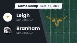 Recap: Leigh  vs. Branham  2022
