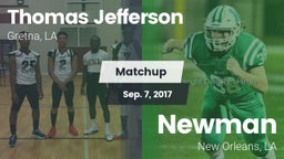 Matchup: Thomas Jefferson Aca vs. Newman  2017