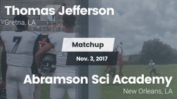 Matchup: Thomas Jefferson Aca vs. Abramson Sci Academy  2017