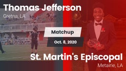 Matchup: Thomas Jefferson Aca vs. St. Martin's Episcopal  2020