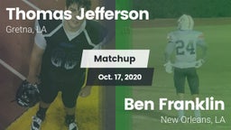 Matchup: Thomas Jefferson Aca vs. Ben Franklin  2020