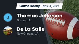 Recap: Thomas Jefferson  vs. De La Salle  2021