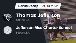 Recap: Thomas Jefferson  vs. Jefferson Rise Charter School 2022