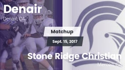 Matchup: Denair vs. Stone Ridge Christian  2017