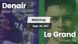 Matchup: Denair vs. Le Grand  2017
