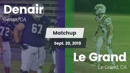 Matchup: Denair vs. Le Grand  2019