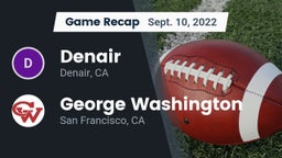 Recap: Denair  vs. George Washington  2022