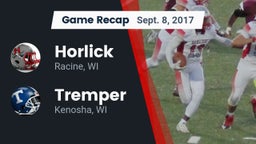 Recap: Horlick  vs. Tremper 2017