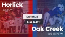 Matchup: Horlick vs. Oak Creek  2017