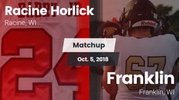 Matchup: Racine Horlick vs. Franklin  2018