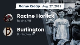 Recap: Racine Horlick vs. Burlington  2021