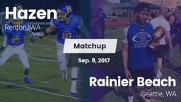 Matchup: Hazen vs. Rainier Beach  2017