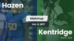 Matchup: Hazen vs. Kentridge  2017