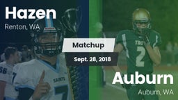 Matchup: Hazen vs. Auburn  2018
