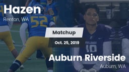 Matchup: Hazen vs. 	Auburn Riverside  2019