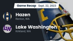 Recap: Hazen  vs. Lake Washington  2023