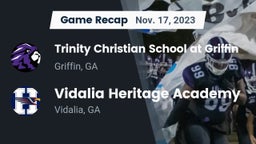 Recap: Trinity Christian School at Griffin vs. Vidalia Heritage Academy 2023