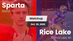 Matchup: Sparta High vs. Rice Lake  2020