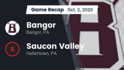 Recap: Bangor  vs. Saucon Valley  2020