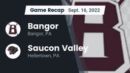 Recap: Bangor  vs. Saucon Valley  2022