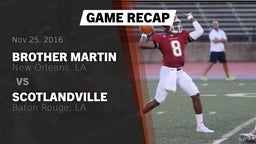 Recap: Brother Martin  vs. Scotlandville  2016