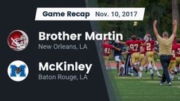 Recap: Brother Martin  vs. McKinley  2017