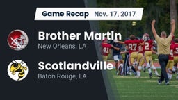 Recap: Brother Martin  vs. Scotlandville  2017