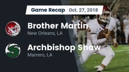 Recap: Brother Martin  vs. Archbishop Shaw  2018