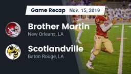 Recap: Brother Martin  vs. Scotlandville  2019