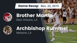 Recap: Brother Martin  vs. Archbishop Rummel  2019