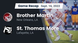 Recap: Brother Martin  vs. St. Thomas More  2022