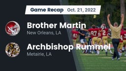Recap: Brother Martin  vs. Archbishop Rummel  2022