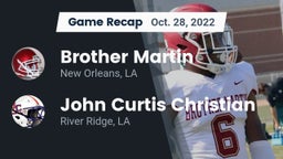 Recap: Brother Martin  vs. John Curtis Christian  2022