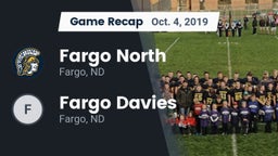 Recap: Fargo North  vs. Fargo Davies  2019