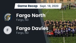 Recap: Fargo North  vs. Fargo Davies  2020