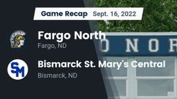Recap: Fargo North  vs. Bismarck St. Mary's Central  2022
