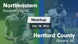 Matchup: Northeastern vs. Hertford County  2016