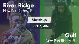 Matchup: River Ridge vs. Gulf  2016