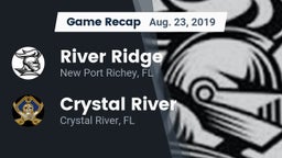 Recap: River Ridge  vs. Crystal River  2019