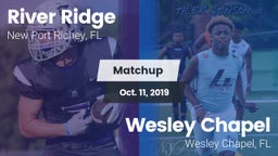 Matchup: River Ridge vs. Wesley Chapel  2019