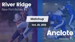 Matchup: River Ridge vs. Anclote  2019