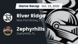Recap: River Ridge  vs. Zephyrhills  2020